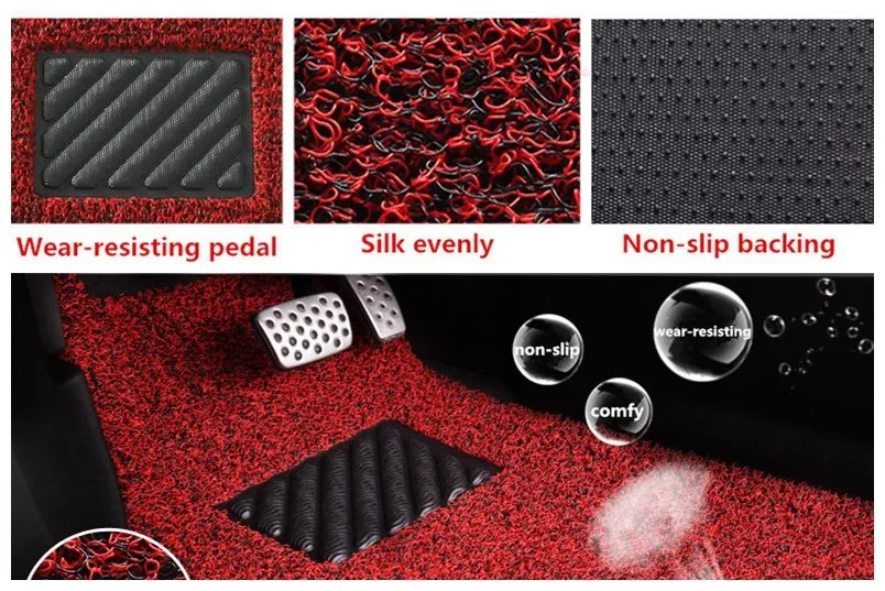Custom Floor 16mm Coil Mats Universal Carpet Car Mat All Weather 4pcs Floor Mats Buy Roll Pvc