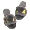 Real Lamb Skin Wool Fur Slippers Slides Women