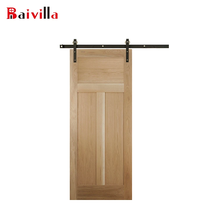 Europe Modern Design Swinging Pocket Barn Door With Hardware