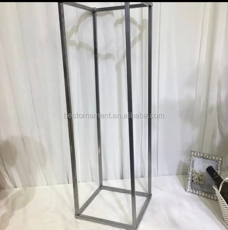 tall metal flower stand centerpiece