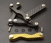 Pocket Smart Compact Carbon Fiber Key Holder Keychain