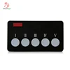 Simple fashion design wireless super thin five keys call button for office and factory
