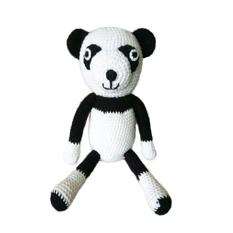 Factory Wholesale cotton push material plush hand knitted toy