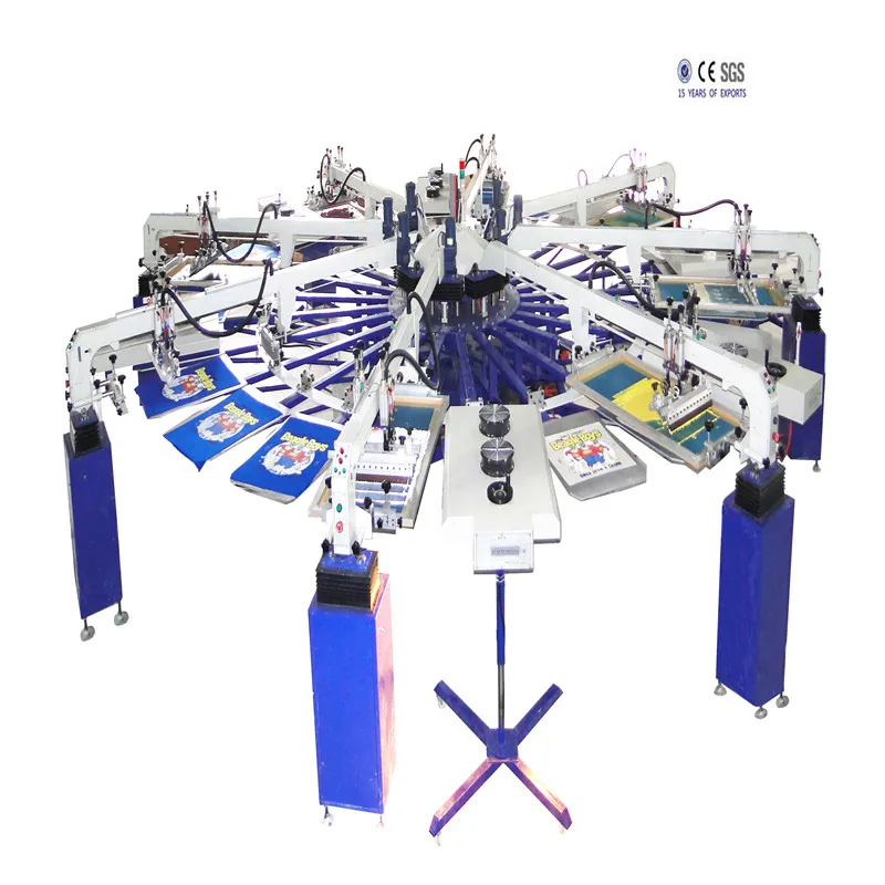 Screen Printing Machine Automatic Carousel Rotary - Buy Automatic ...