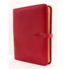 PU Leather Business Folder Legal Document Organizer & Business Card Holder File Pockets & Writing Pad