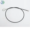 Black PVC Coated Steel Wire Cable With Loop At One End