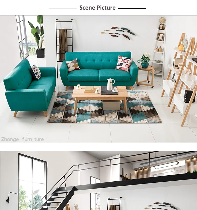 Sala De Muebles Para El Hogar Transversal Tela Del Norte Europea Estilo