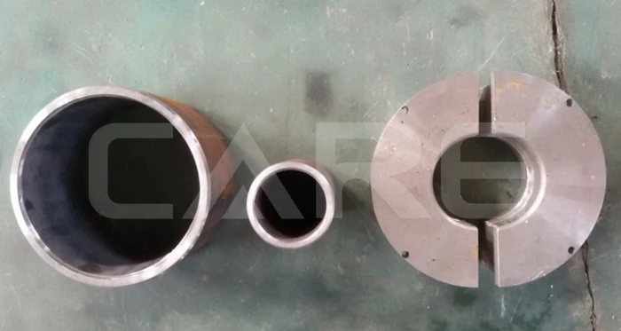 Clamp mold and pipe samples.jpg