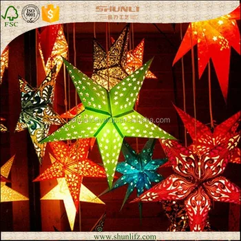 paper star lanterns