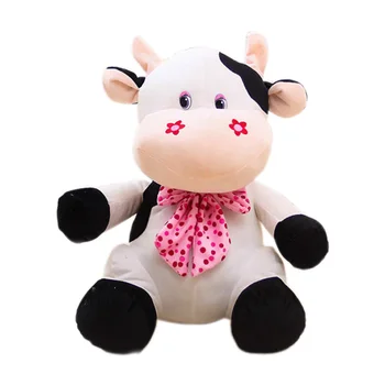 pink cow plush toy