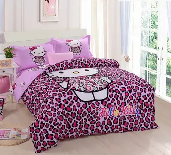 High Quality Sexy Leopard Printed Hello Kitty Bedding Set For Kids Buy Hello Kitty Bedding Set Hello Kitty Bedding Set Hello Kitty Bedding Set