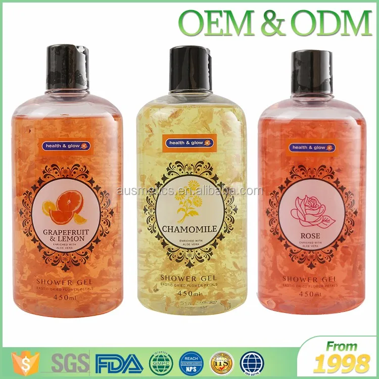 China Supplier Wholesale Bath Gel Easy Take Skin Whitening Shower Gel