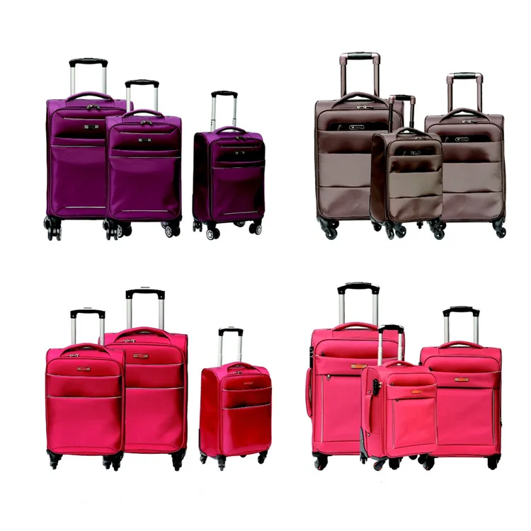 Shengming Custom Design Fabric Travel Luggage Set Kit Buy Fabric