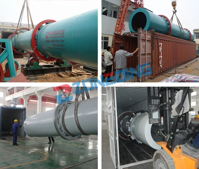 New design rotary sludge dryer dryer burner rotary dryer specification