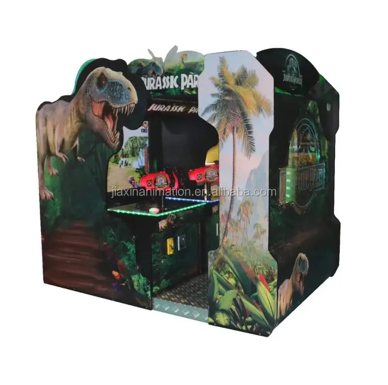 Amusement Coin Operated Target Dinosaur Arcade Game Machine Shooting