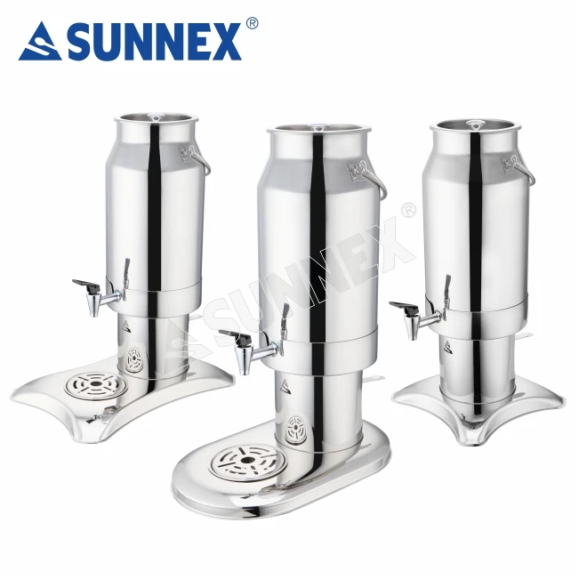 2018 New 5l Milk Urn With Stainless Steel Stand In Racetrack Oval Shape