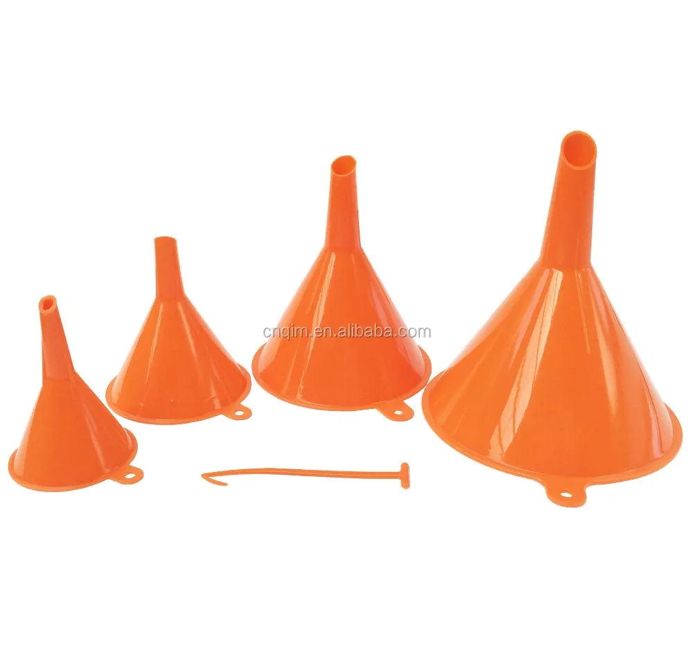 Qm Taizhou Factory Oil Filter Auto Funnel Plastic Set 4pcs Plastic