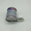 fuel system cleaner tin can with plastic cap