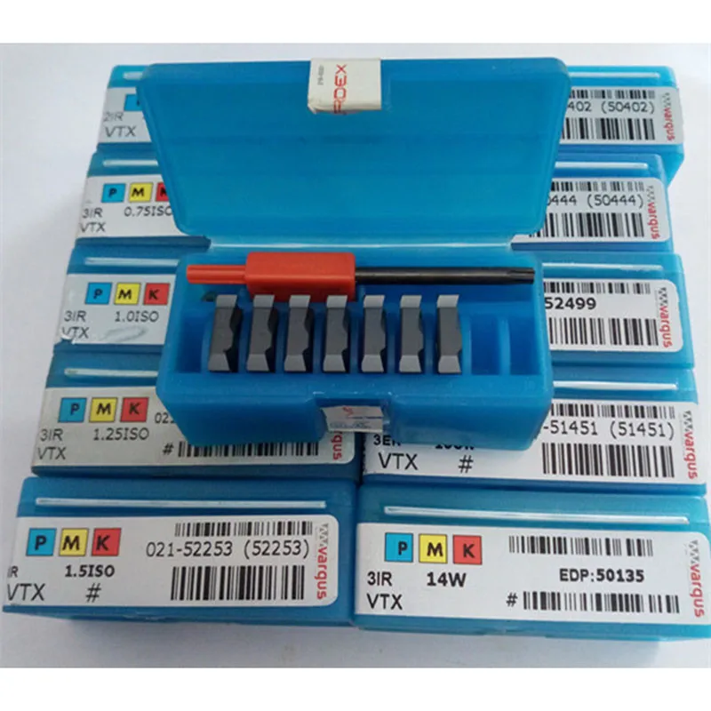 Original thread inserts Vargus solid carbide threading inserts from Israel