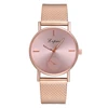 LVPAI Quartz Movement High Quality 38mm Women Stainless Steel Mesh Rose Gold Waterproof Ladies Watch Dropshipping