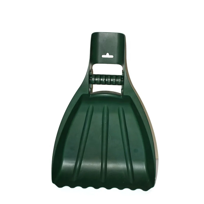 Garden Long Handle Leaf Scoop Plastic Rake Head Rake Hands Leaf Scoop