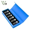 30*8*5cm blue syrup bottle packaging box with die cut sponge