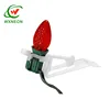 White Clear Plastic All In One Clips for Christmas C7 C9 Lights Installing