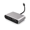 Space Grey Type C 3.1 to HDMI VGA 2 In 1 Converter USB C 3.1 to HDMI VGA Cable Adapter