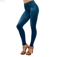 2016 Primavera Outono Moda de Nova Skinny Slim Jeans Lavados de Cintura Alta Elástico leggings Calças Lápis Leggings Jeans Para As Mulheres