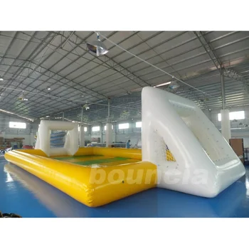 inflatable soap soccer field