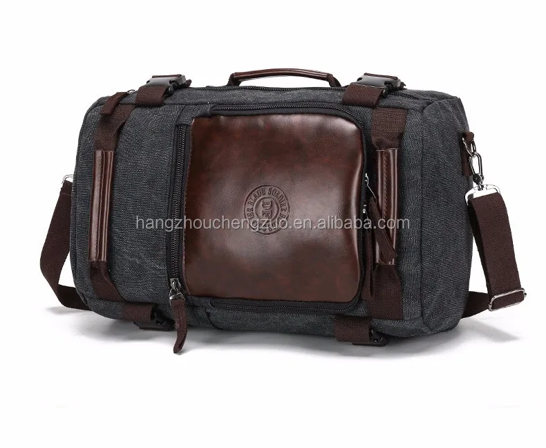 Hot Sale Waterproof OEM Camping Backpack,CZB-0003B Double shoulder computer bag outdoor leisure sports bag canvas bag