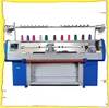 Computerized double system flat bed sweater knitting machine