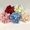 Wholesale high quality decorative artificial wedding fabric artificial flower hydrangea 54 head hydrangea head