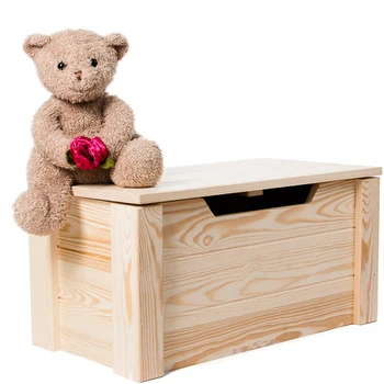 wooden toy storage box