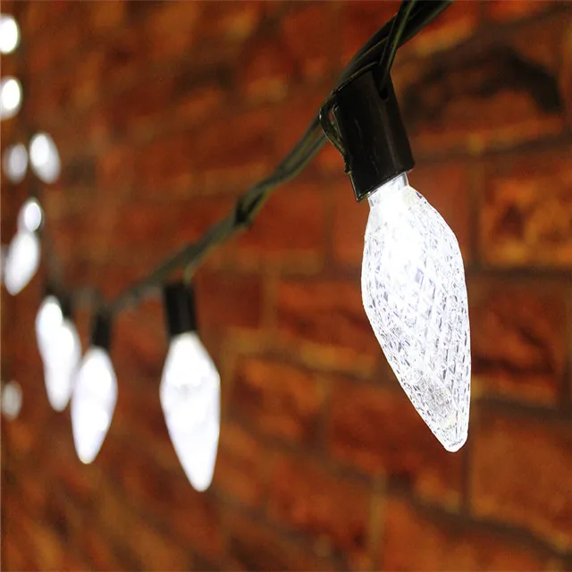 Outdoor Waterproof Rgb White Colour 25 Clear Bulbs C9 Outdoor Waterproof Rgb White Colour