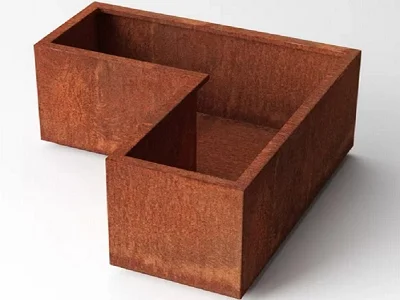 large tin planter box large tin planter box