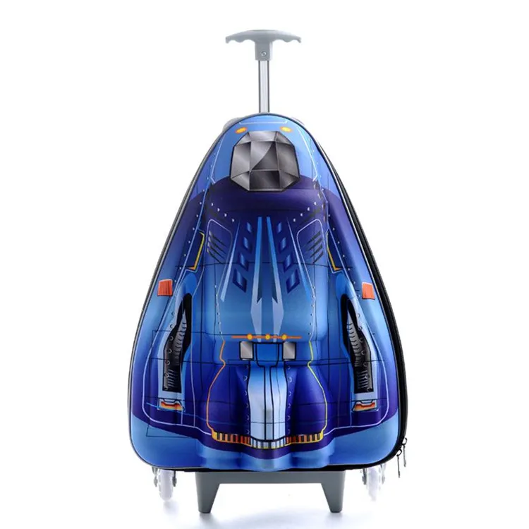 New 3D EVA airplane kids luggage trolley suitcase rolling kids school bag children luggage