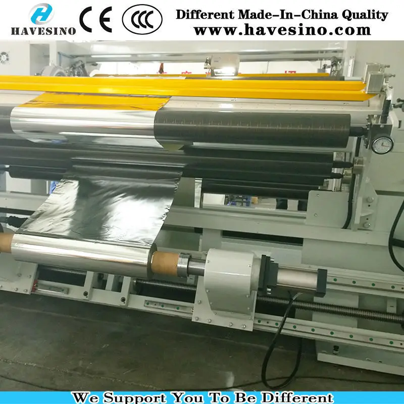 Aluminum Foil Slitter Rewinder Machine Flexible Film Slitting And