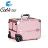 aluminum suitcase beauty trolley makeup train rolling nail case