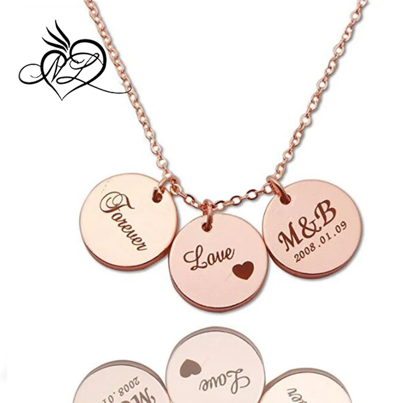 Style 11 Details about  / 14K Yellow Gold Personalized Name Plate Necklace
