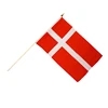 100% Printing Polyester Fabric Flying Weather Resistance Flags Online Customized Flags White Flag Red Cross