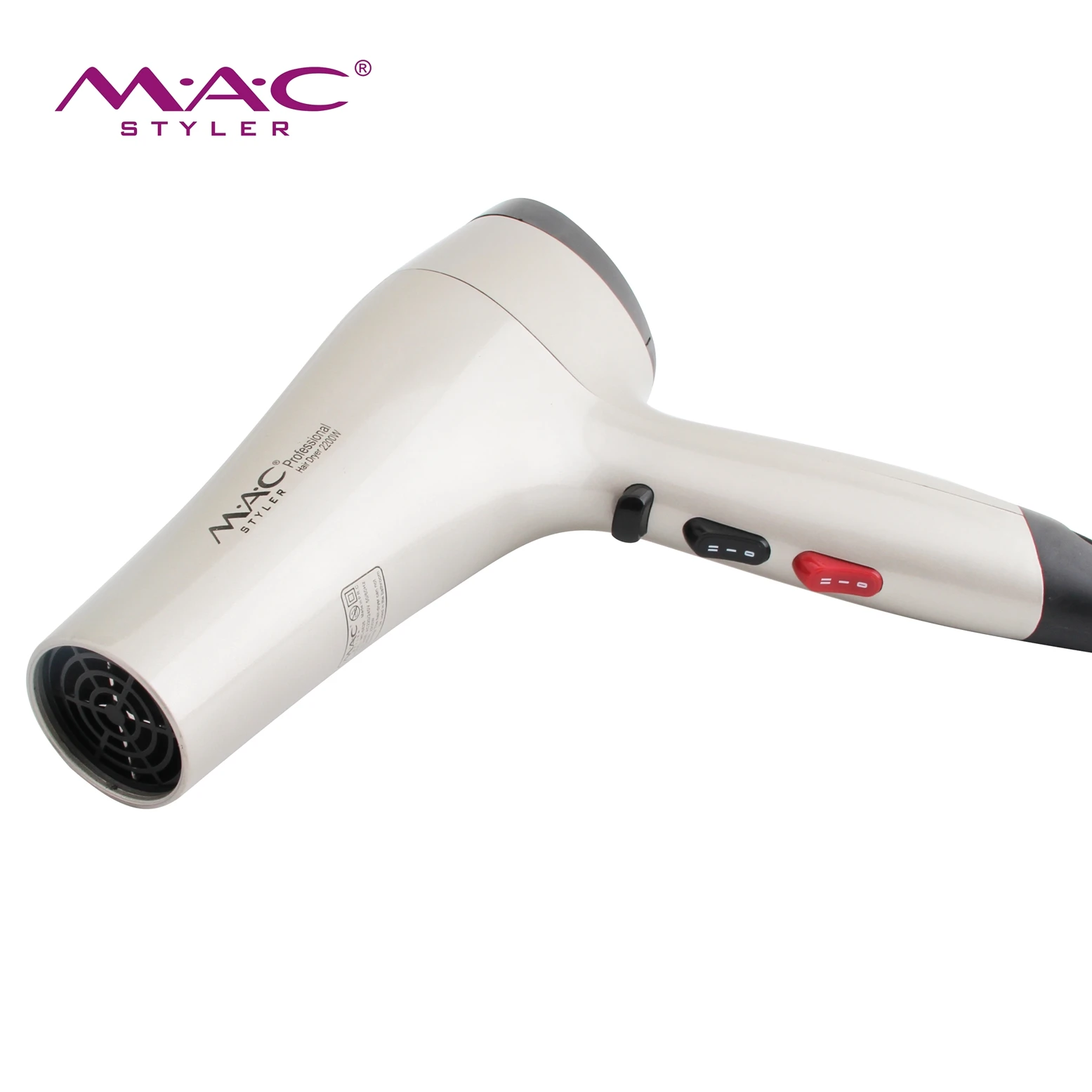 MAC Styler 2200W Hair Dryer Keratin Therapy Professional Hair Dryer Hair Dryer Professional Salon