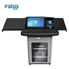Pochar S700 Steel and wood Digital Podium with microphone, speaker, touch screen, controller for Presenter