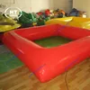 Customized Size inflatable adult swimming pool for sale , durable pvc giant square swim pool for games