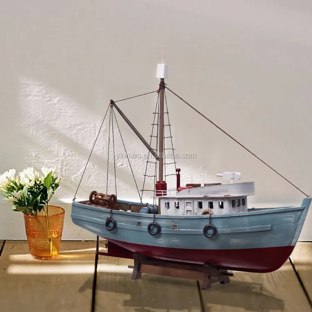 Old Fishing Boat Model