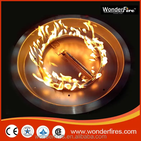 Gas feuerstelle tisch marmor runden outdoor-propan Kamin terrasse möbel