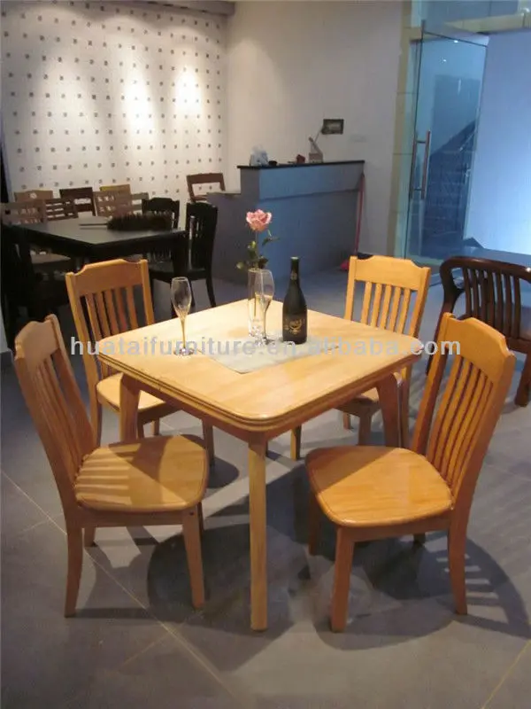 Kleine eettafel geeft inklapbare massief houten keuken tafel stoel ...