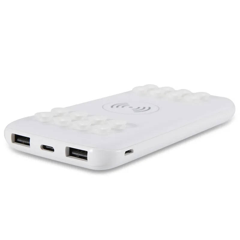 2019 wholesale smart phone portable qi wireless power bank - ANKUX.COM