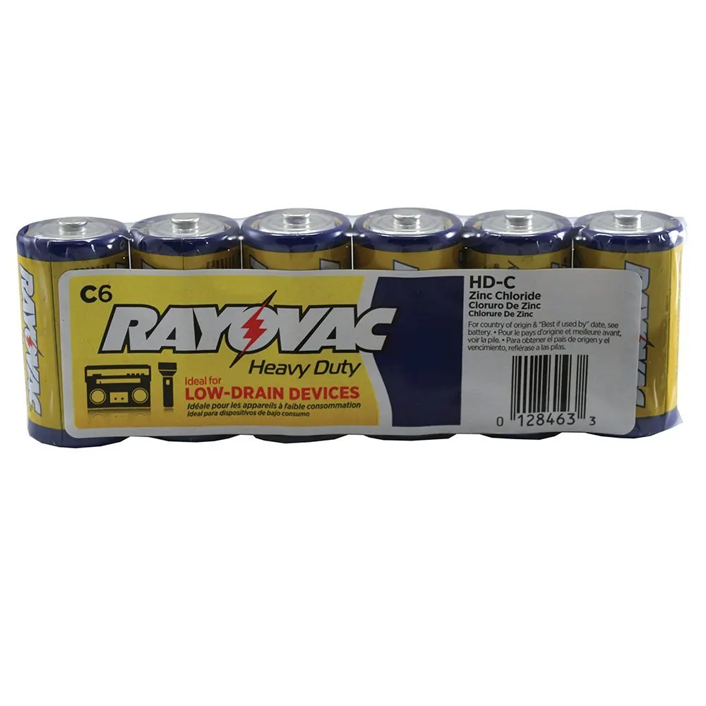 D Cell Heavy Duty Battery 72 pack RAYOVAC D HEAVY DUTY BATTERY 72PK BULK Rayovac 00086