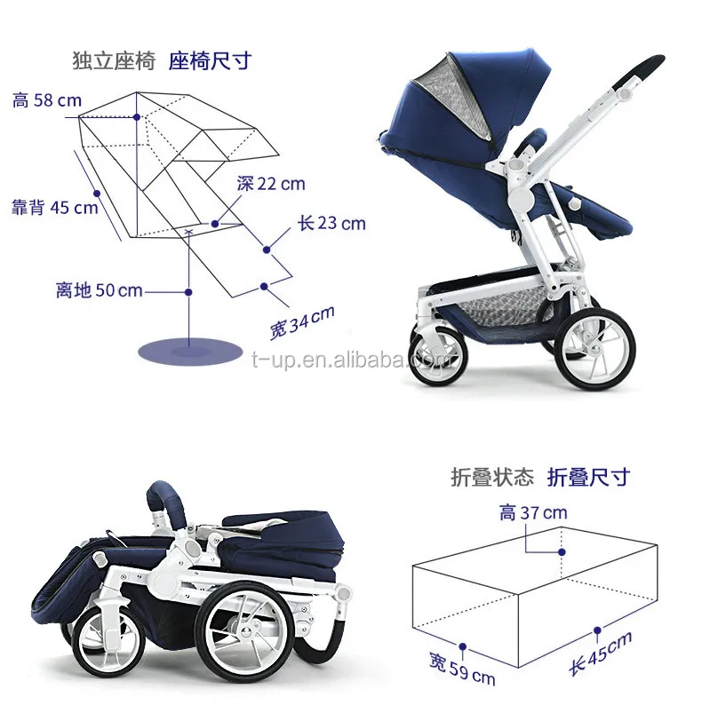 poussette facile a transporter